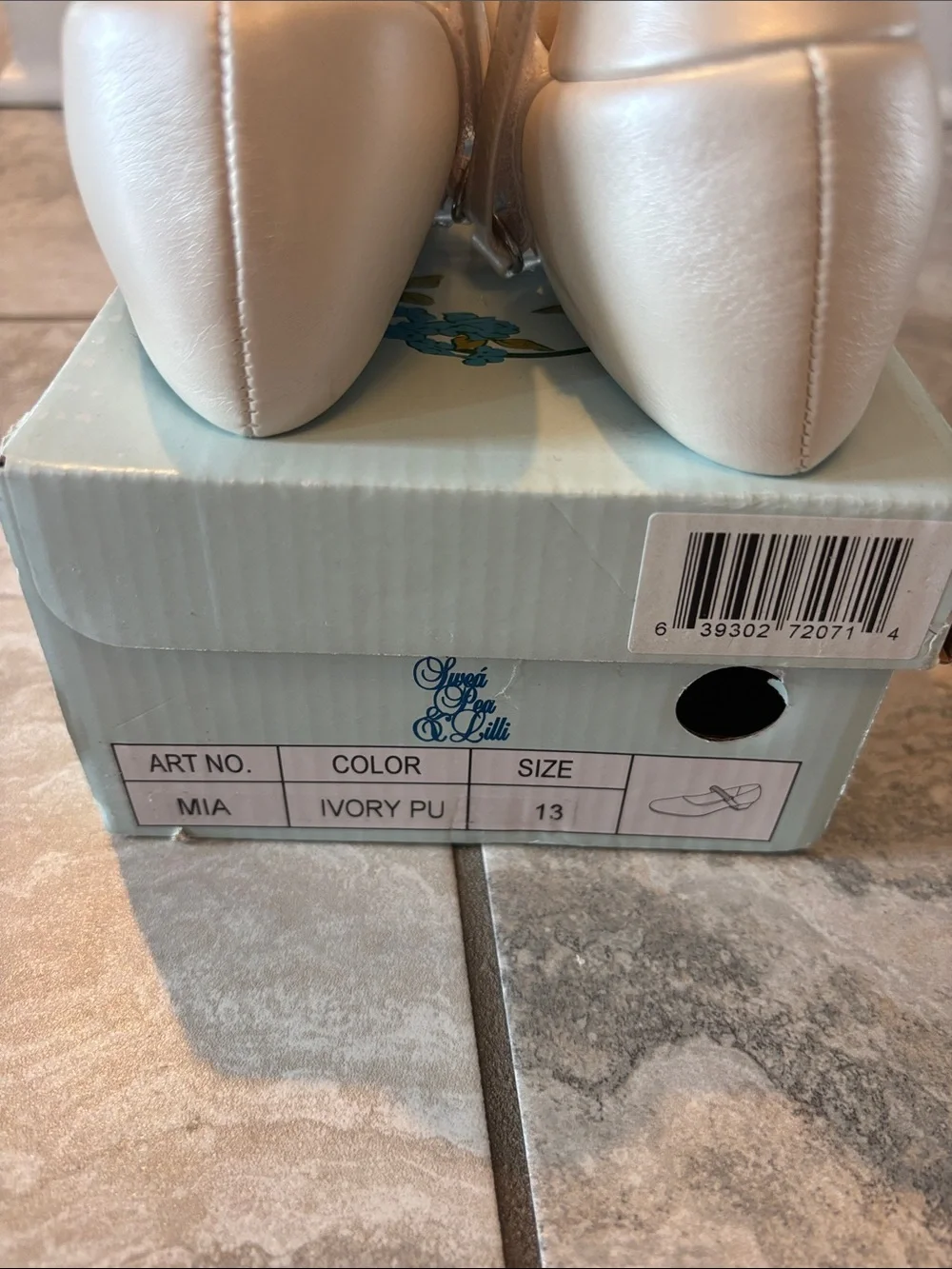 Sweet Love Kids Ivory Pearl-Embellished Mary Janes